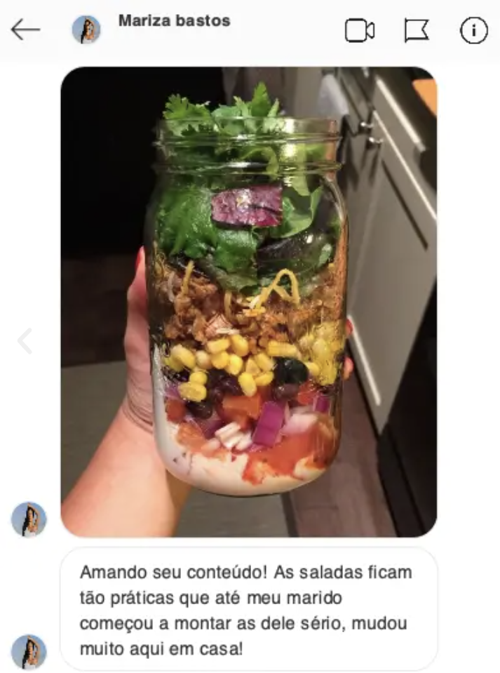 Depoimento de aluna 1